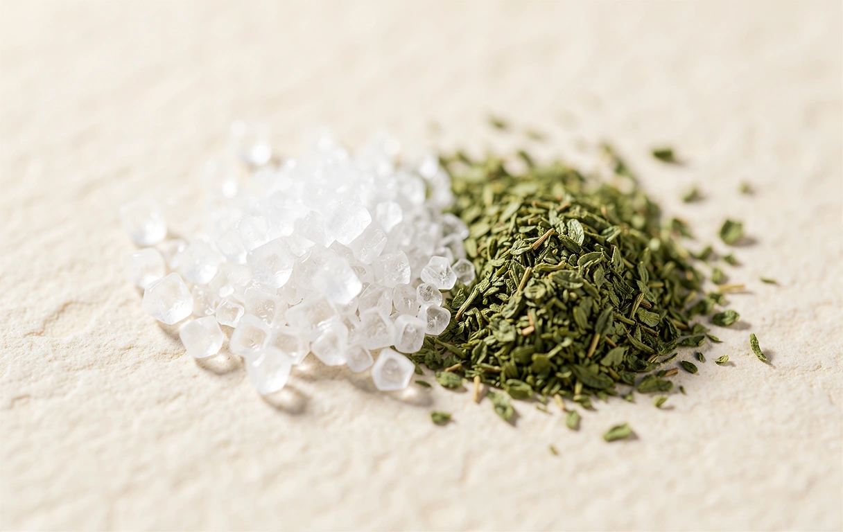 Natural minerals and herbal extracts